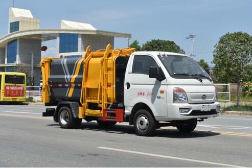 国六凯马（4方）自装卸式垃圾车|挂桶垃圾车